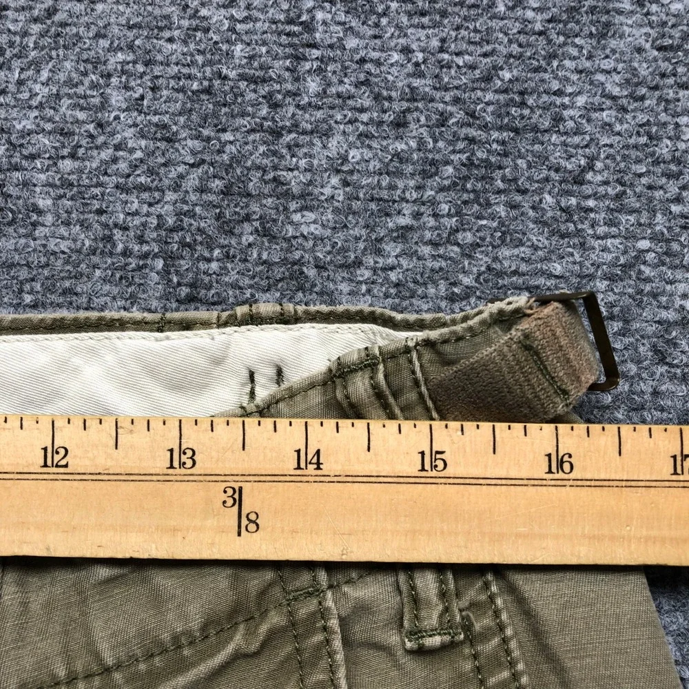 Gap Mens Camo Cargo Shorts Green Camouflage Multi Pocket Size 32